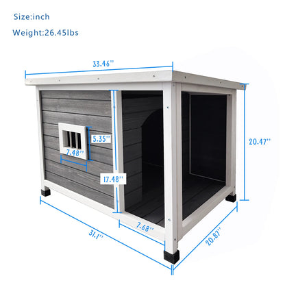 Outdoor Wooden Puppy Kennel Waterproof