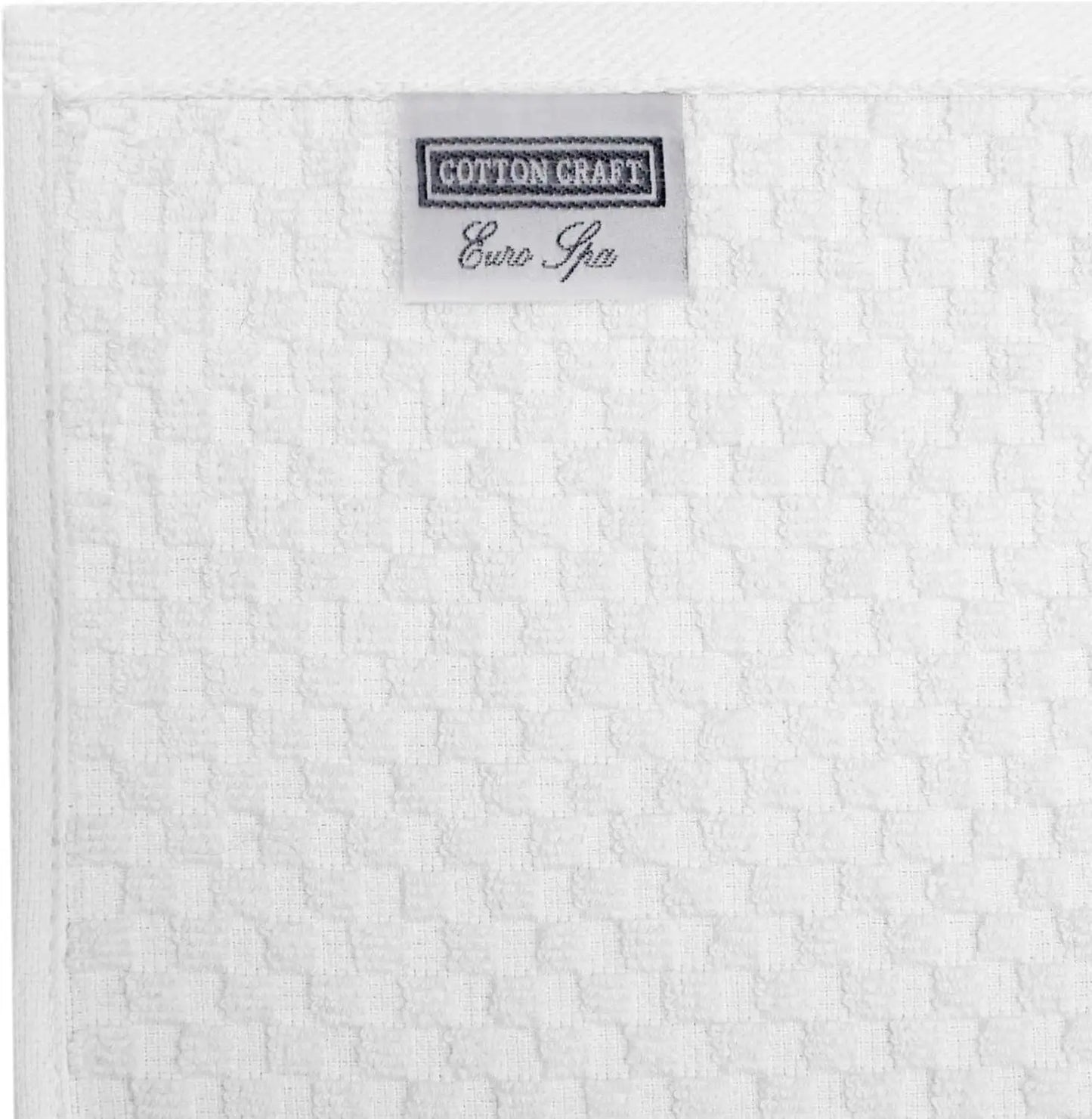 12 Luxury Cotton Waffle Wash Cloths