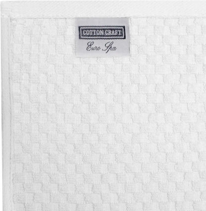 12 Luxury Cotton Waffle Wash Cloths