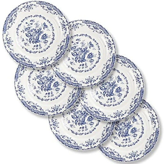 Dinner Plates Ceramic Set of 6 Kitchen Plates