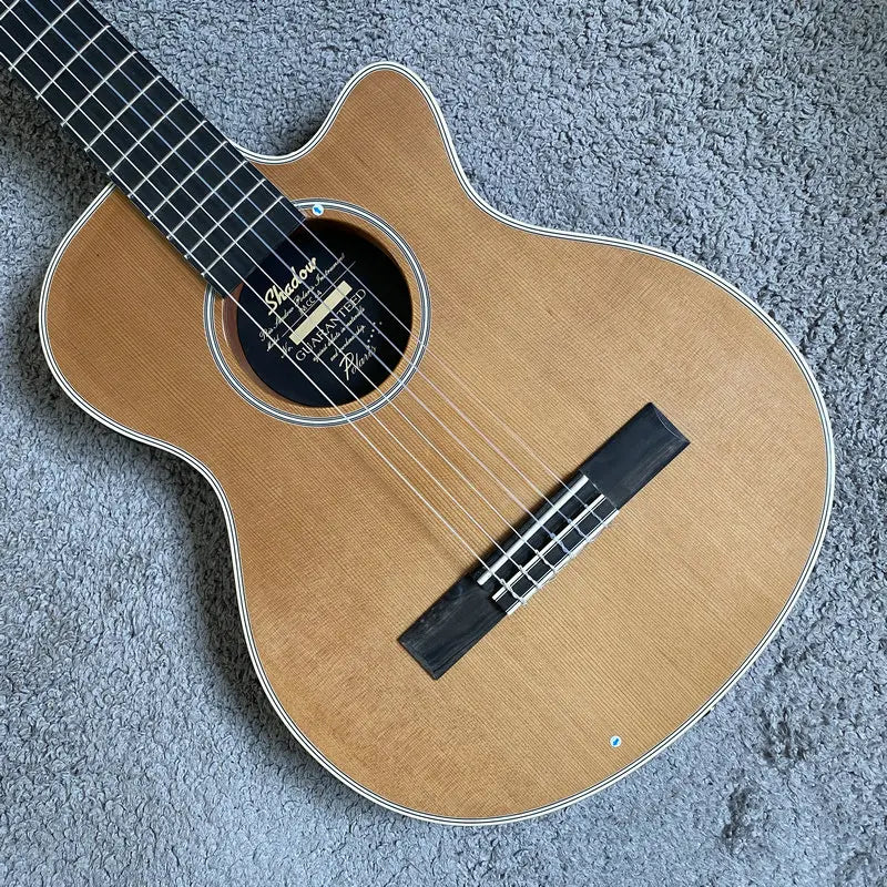 L111  Cross Over Classical Solid Wood Body Acoustic-Electric