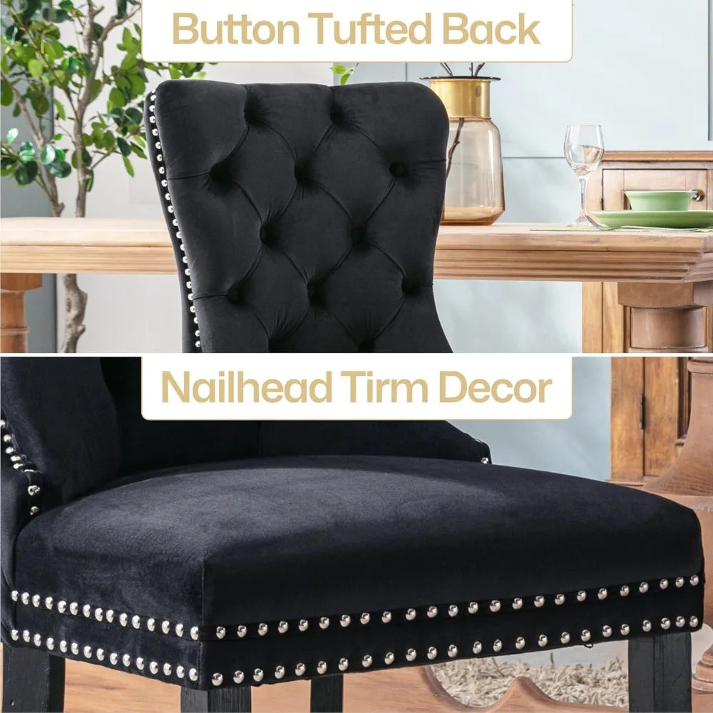 Velvet Dining Chairs Set Of 6
