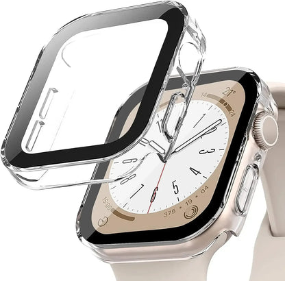 Tempered Glass+Cover For Apple Watch