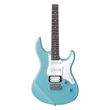 Pacifica Series PAC112V Electric Guitar for beginners and practice, alder body, Sonic Blue finish, versatile 3-single-coil pick