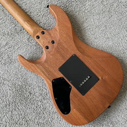Genuine Xavier Guitar SSH Pickup 2 Pivots Bridge Roasted Maple 22 Fret Solid Africa Mahogany Body New Authorised Produced