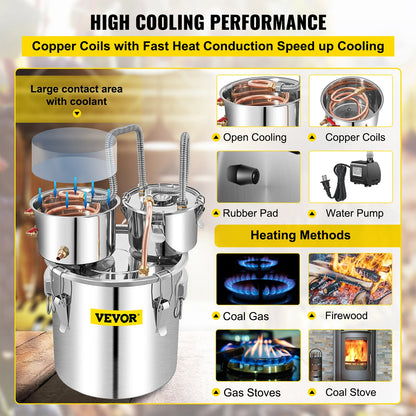 50L Alcohol Water Distiller