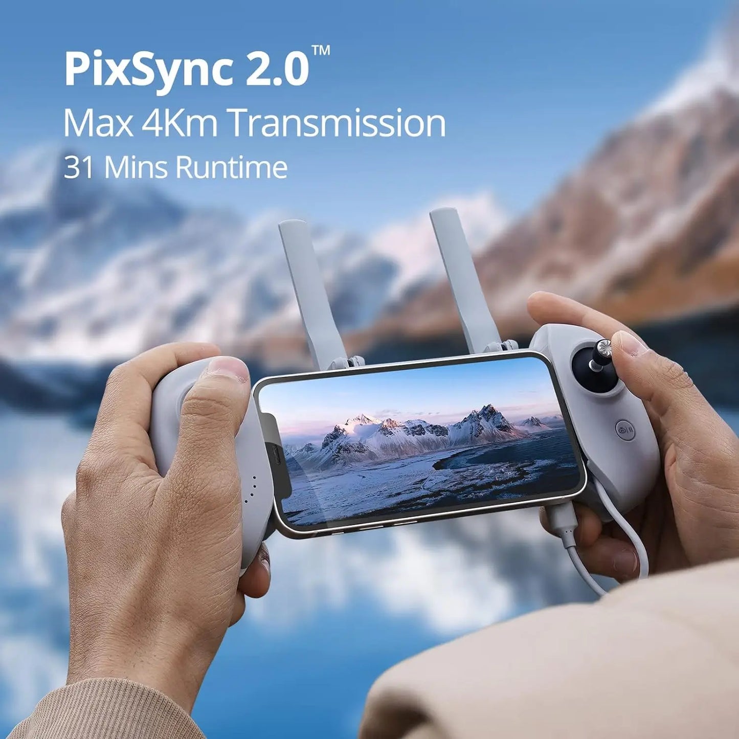 Professional Drone Max 4-KM Waypoint Flight Follow Me-ATOM SE