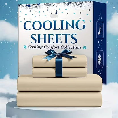 4pcs/6pcs Bamboo Cooling Queen Size Sheet Set