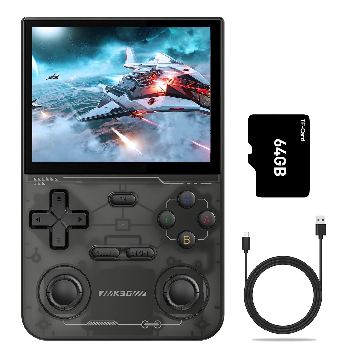 Handheld Game Console 3.5Inch IPS 640x480 Screen