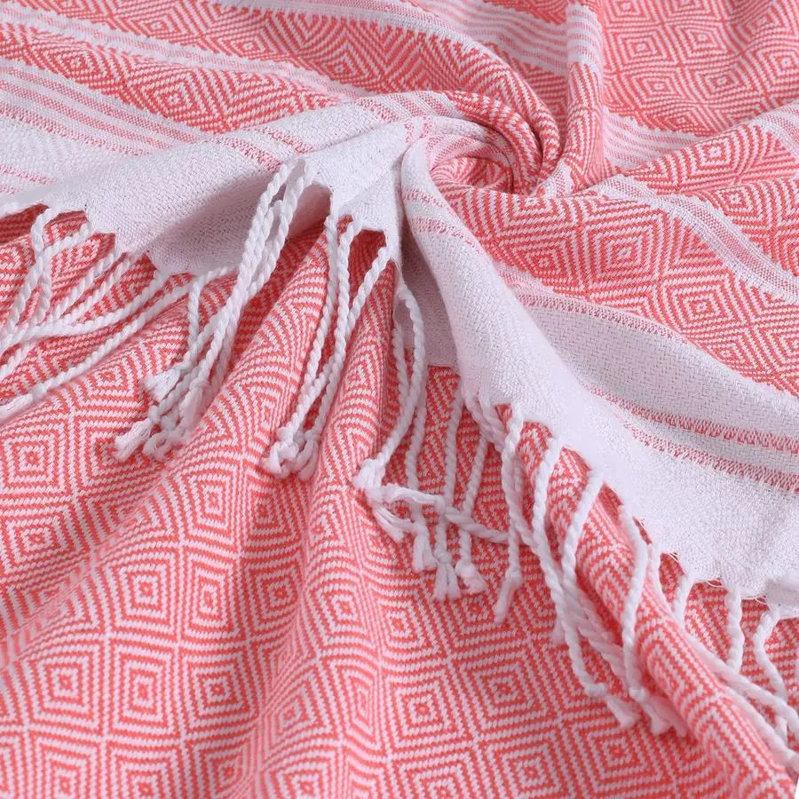 6 Packs Oversized Turkish Beach Towels Set