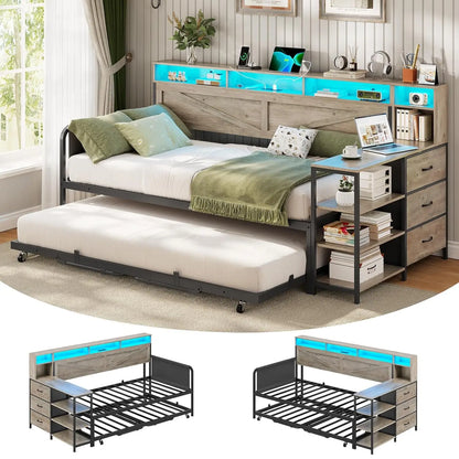 Farmhouse Wooden Day Bed Frame