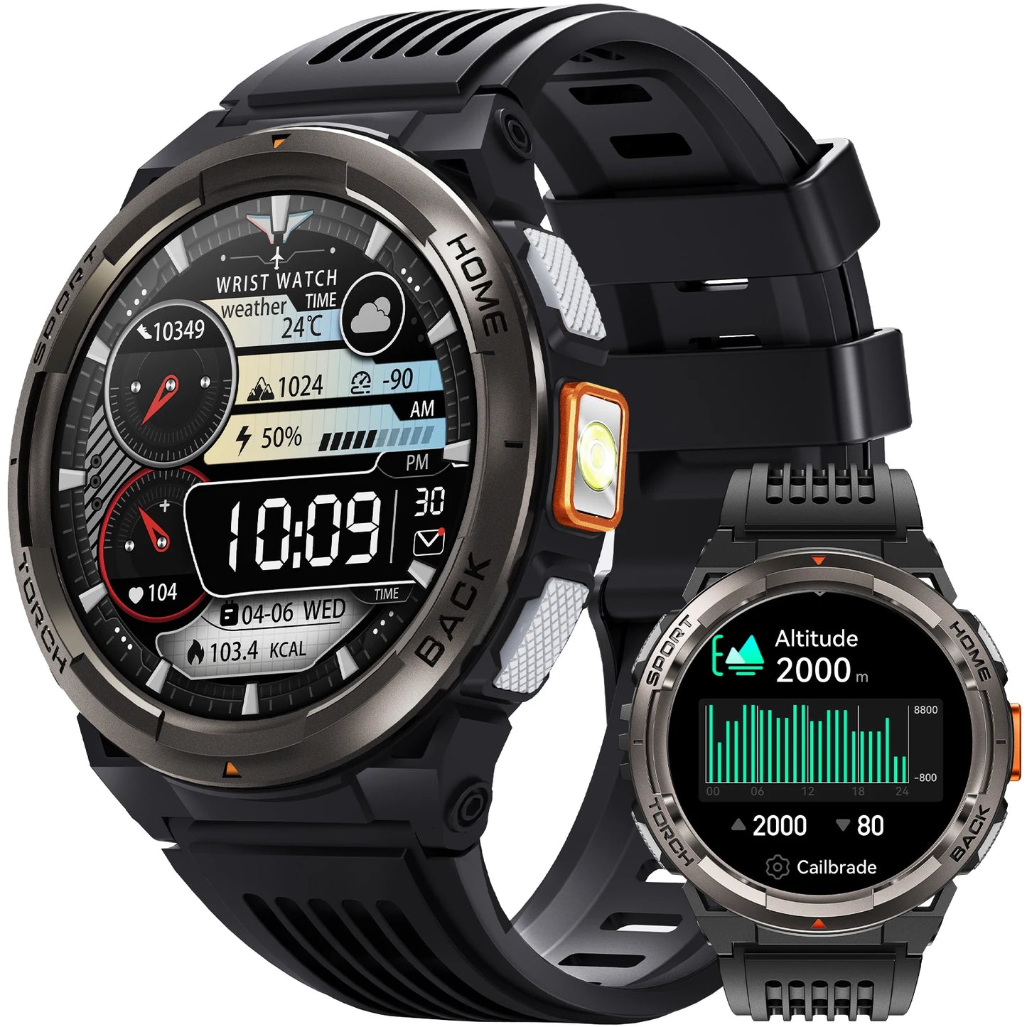 EIGIIS 1.45 Inch Smart Waterproof  Watch