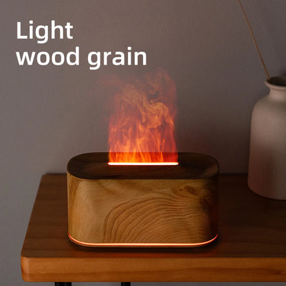 Flame Colorful Water Vapor Fire Humidifier
