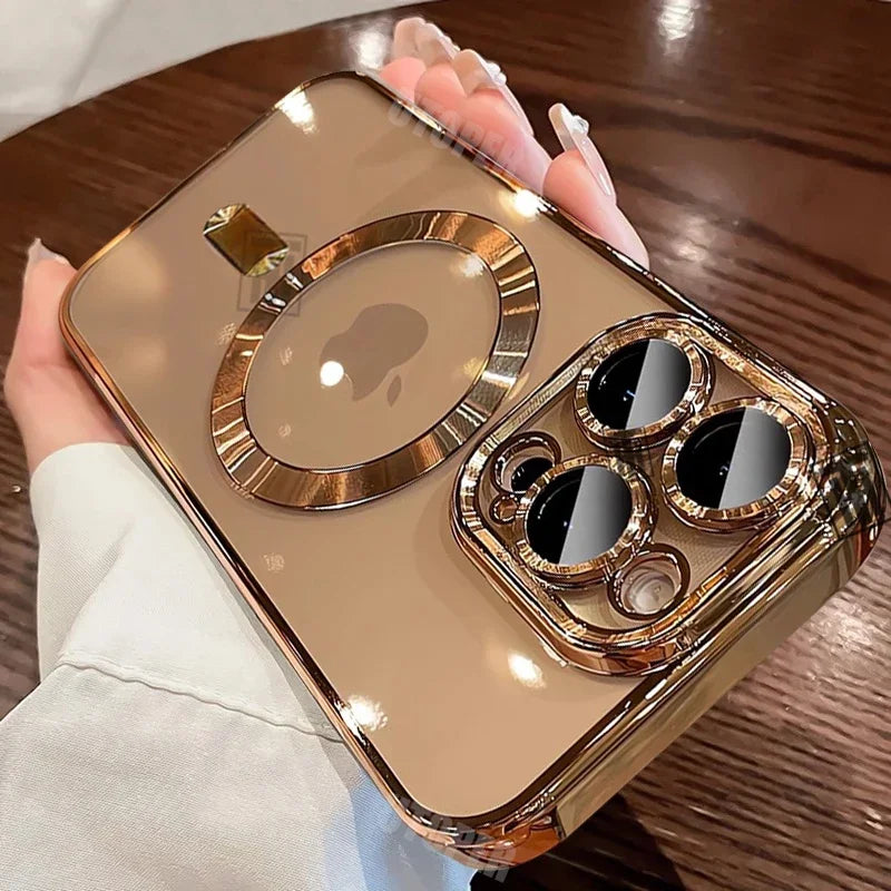 Gold Case For iPhone Pro Max Plus