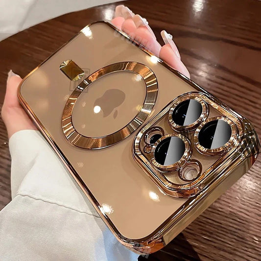 Gold Case For iPhone Pro Max Plus