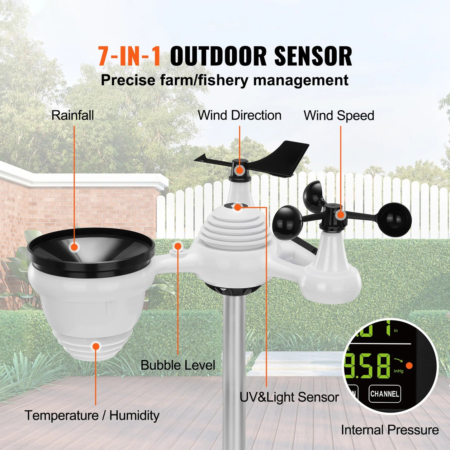 7-in-1 Wireless Weather Station