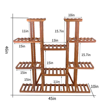 Wooden Plant Shelf