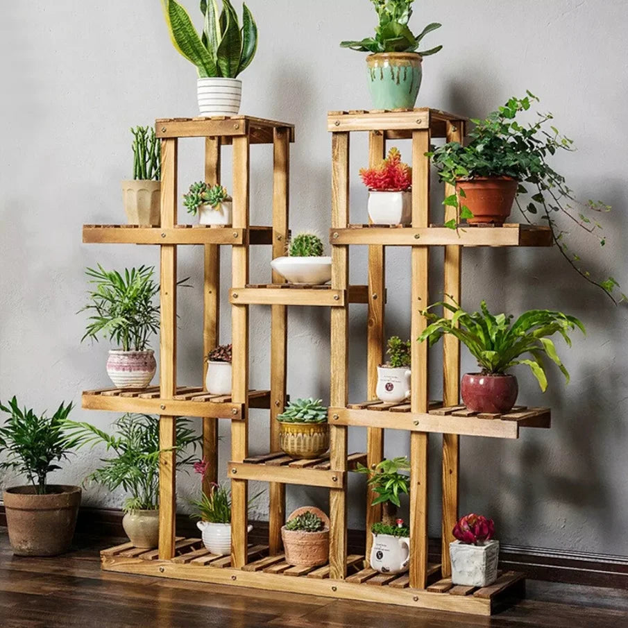 Wooden Plant Shelf