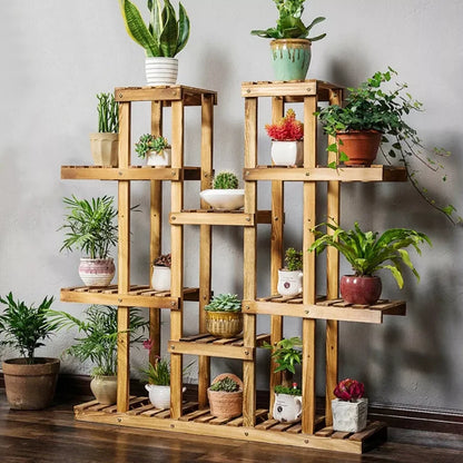Wooden Plant Shelf