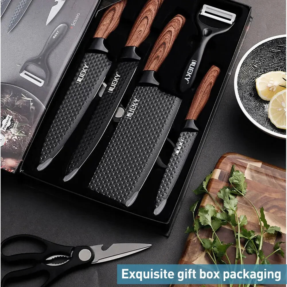 Kitchen Knife Set Stainless Steel Knife 6-Piece  Set