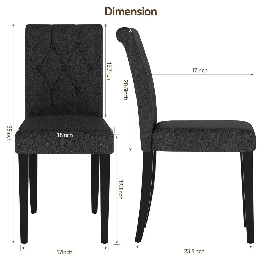 Upholstered Dining Chairs Set Of 4