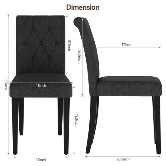 Upholstered Dining Chairs Set Of 4