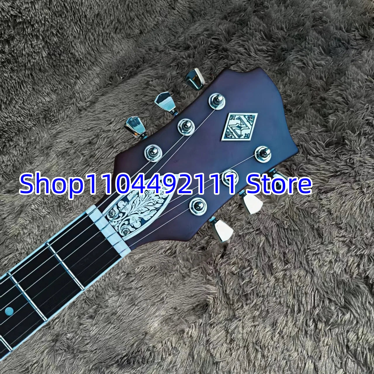 Zemaitis Casimere Metal Satin red Electric Guitar with an aluminum plate, a rosewood fingerboard, chrome hardware,Free Shipping