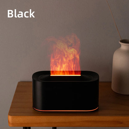 Flame Colorful Water Vapor Fire Humidifier
