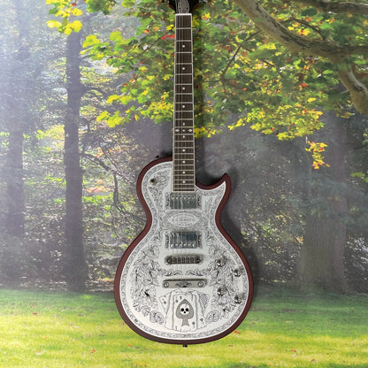 Zemaitis Casimere Metal Satin Guitar Aluminum Plate Rosewood Fingerboard Chrome Hardware