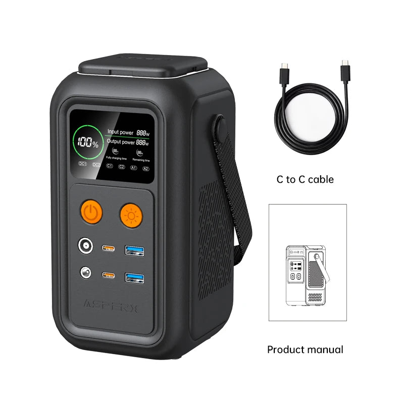 200W 1800W Portable Power Station