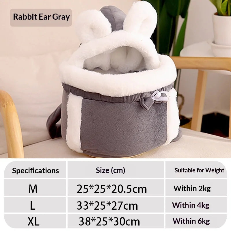 Cat Backpack Carrier with Bed