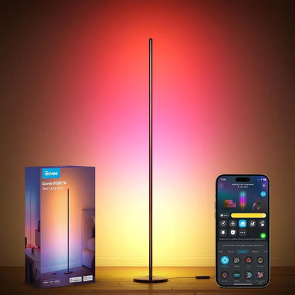 Floor Lamp  LED Corner Lamp Works With Alexa