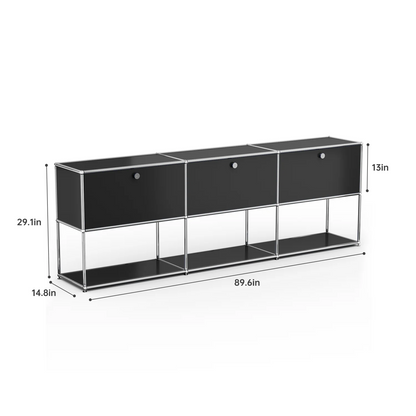 Modern Modular Metal Storage Cabinet