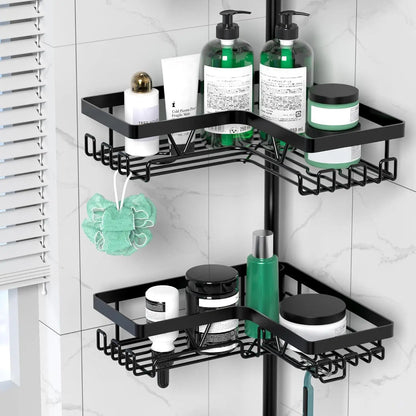 4-Tier Stainless Steel Adjustable Shower Caddy
