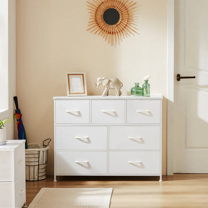 Wardrobe With 5/7/10 White Lover Fabric Drawers