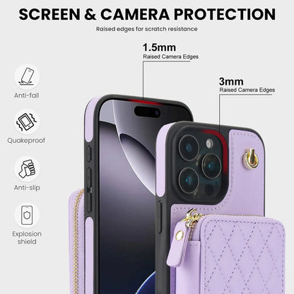 Crossbody Wallet Case For iPhone