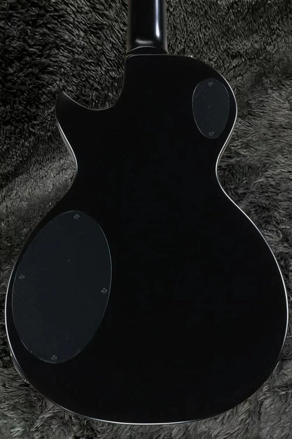 Zemaitis Casimere Metal Satin Black Electric Guitar Aluminum Plate Rosewood Fingerboard Chrome Hardware Korean Made Tremolo brid