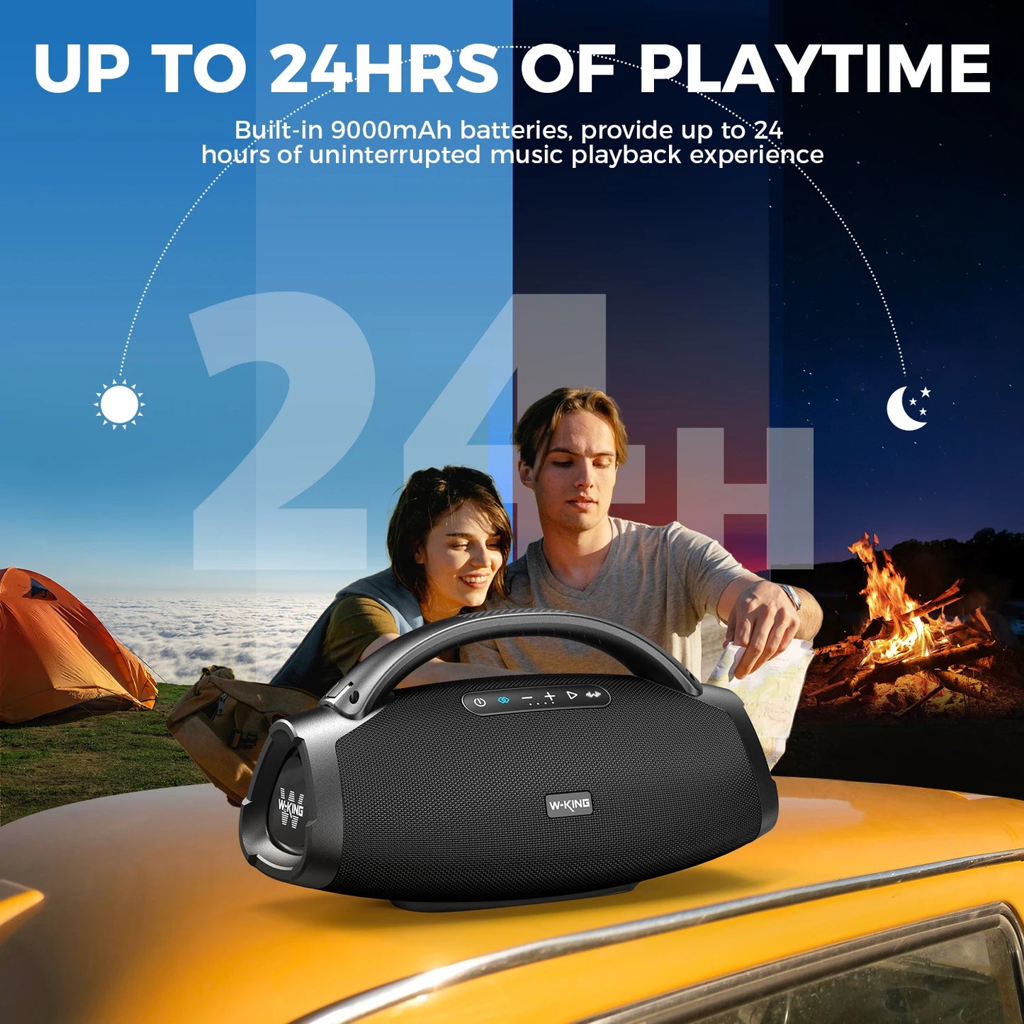 W-KING 200W RMS Portable Bluetooth Speakers