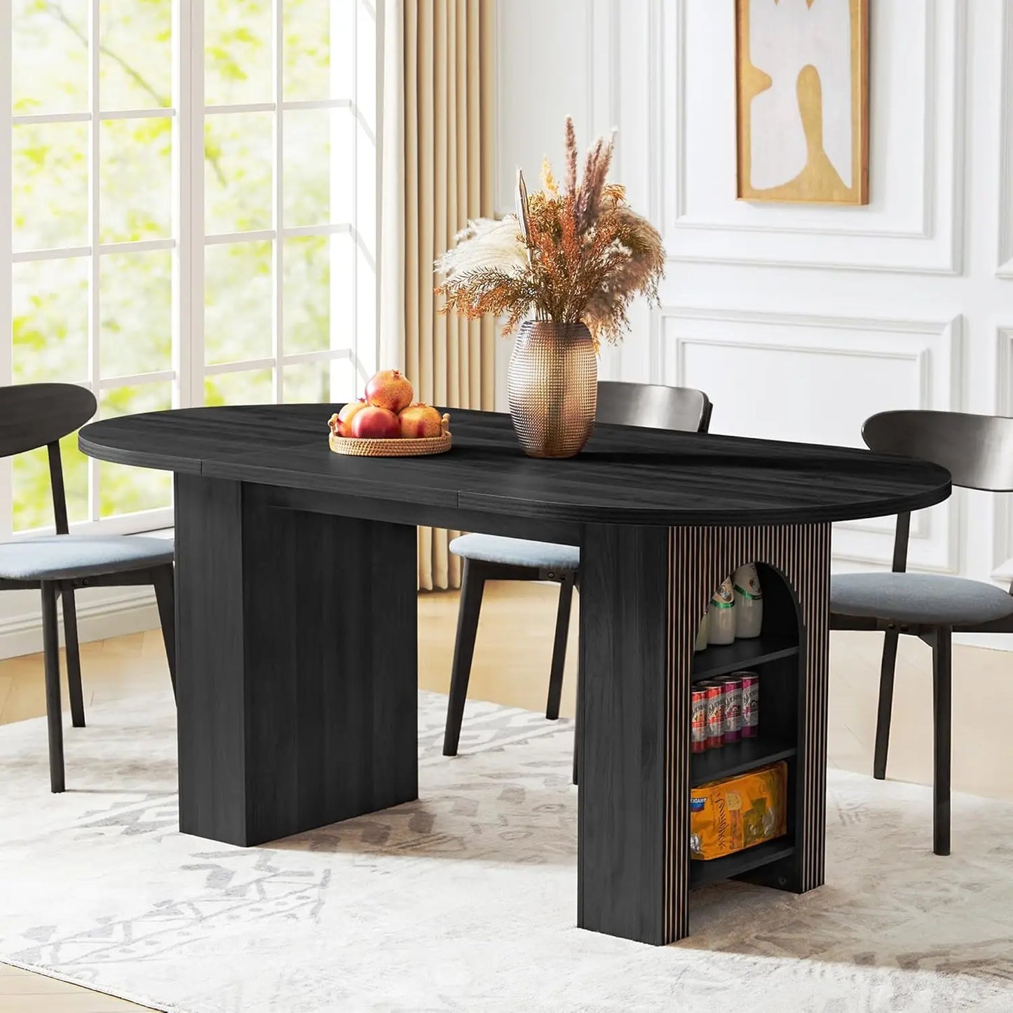 Extendable Dining Table 41-78in