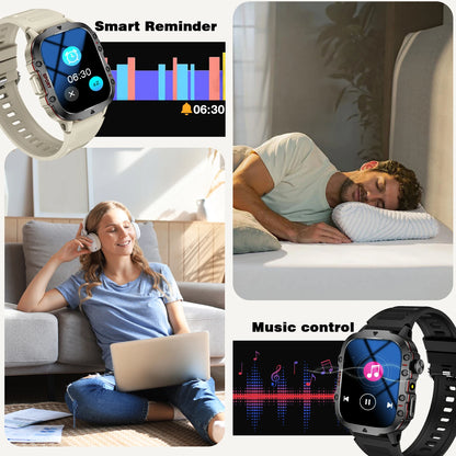 Smart Watch, Stainless Steel Strap