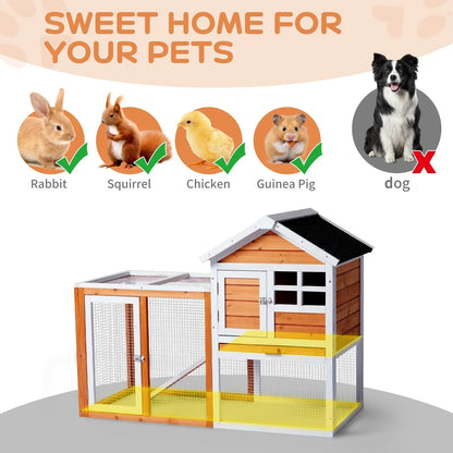 Wooden Rabbit Hutch
