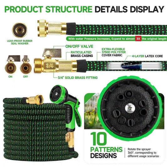 25/50/75/100/150ft Expandable Water Hose