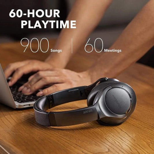 Hybrid Active Noise Cancelling Wireless Headphones