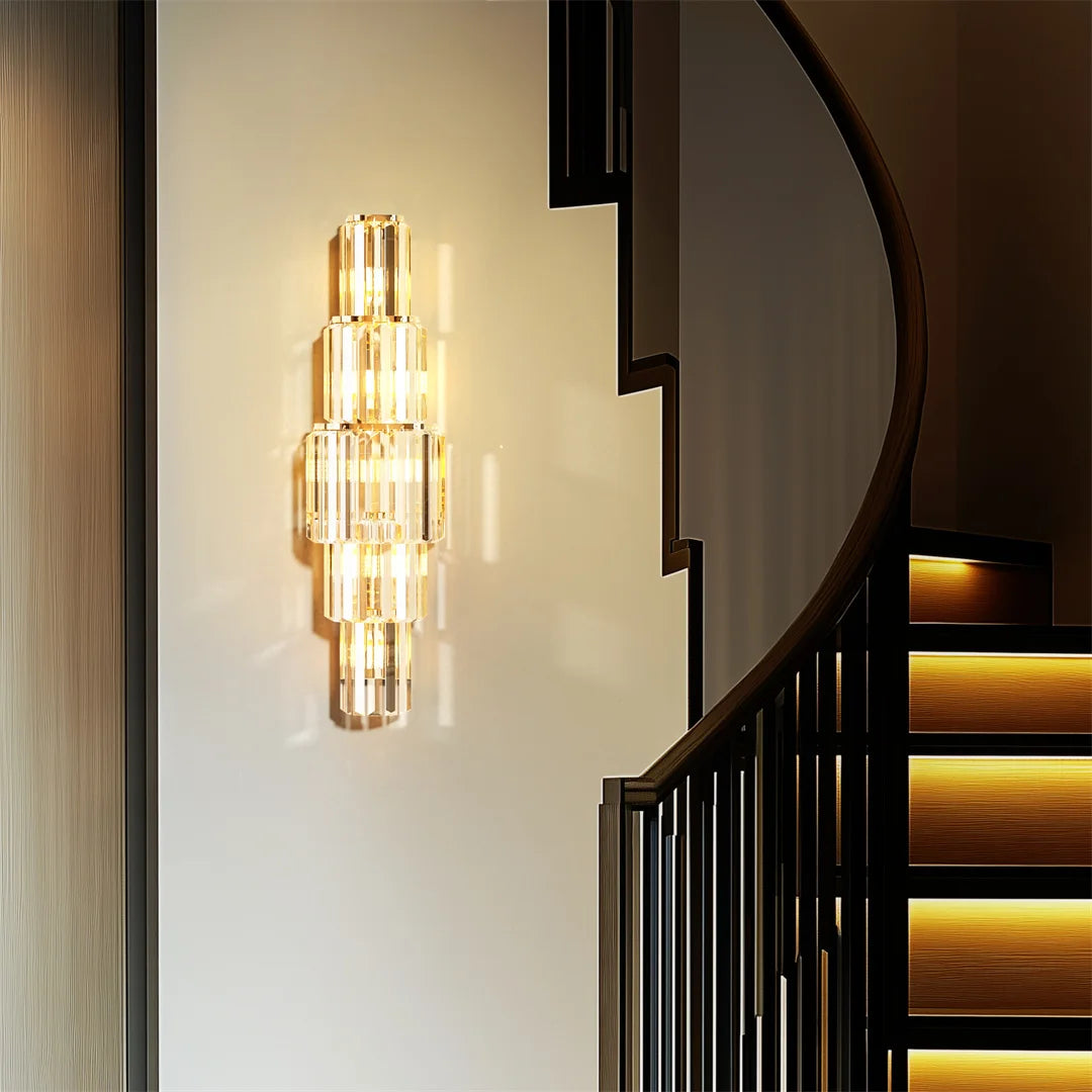 Modern Crystal Wall Lamp 3-Layer