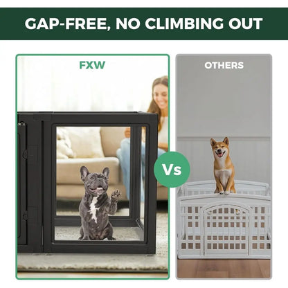 AuraSpace Acrylic Indoor Dog Playpen