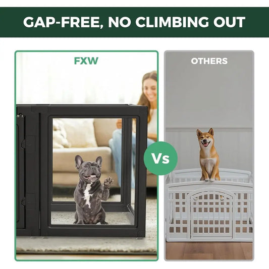 AuraSpace Acrylic Indoor Dog Playpen