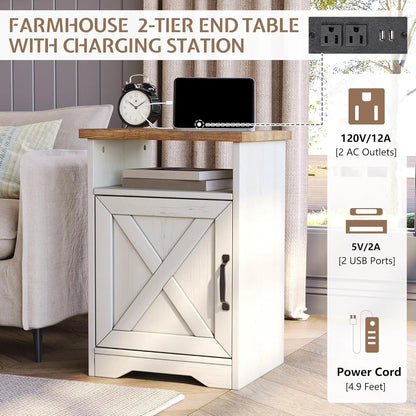 3-Piece Farmhouse Living Room Table Set