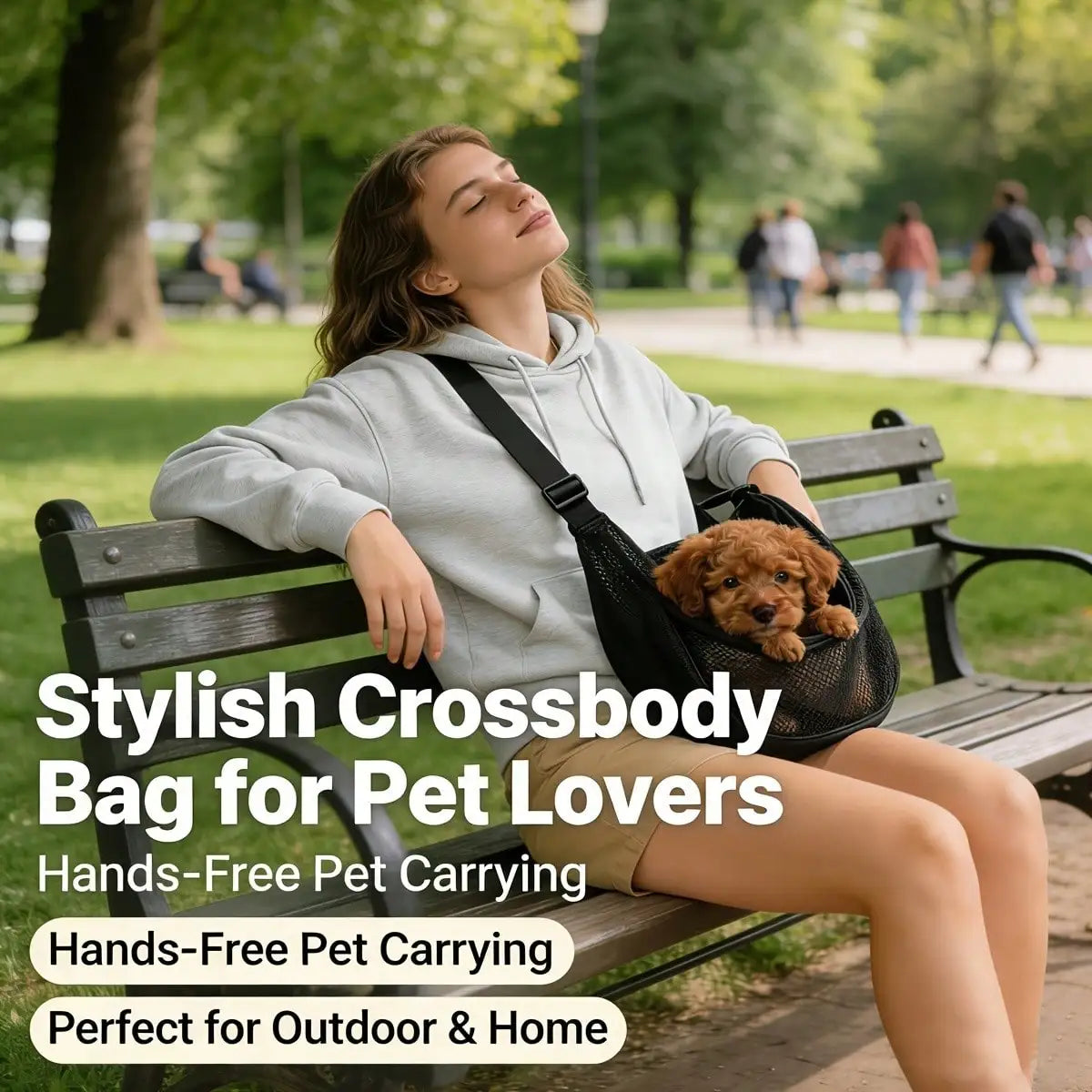 Foldable Ventilated Pet Sling Bag