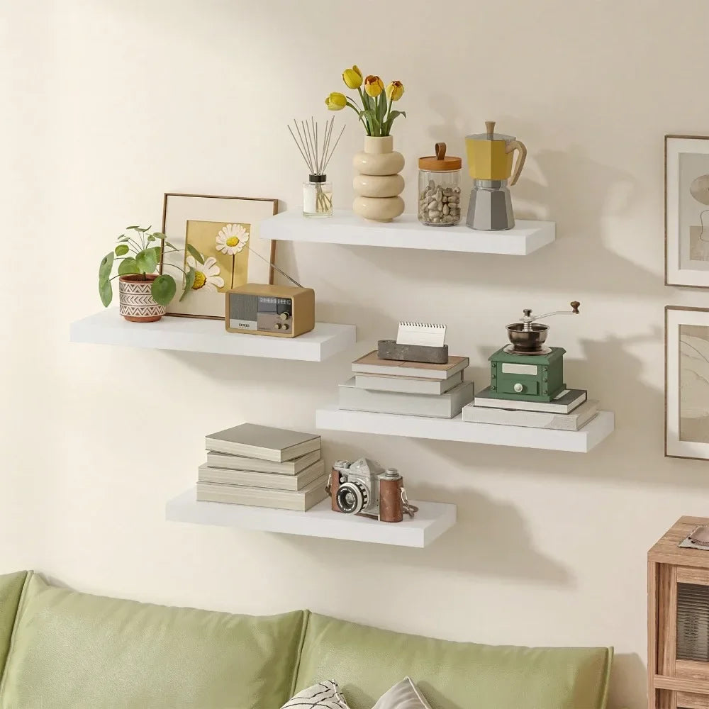 4/8pcs Floating Shelves