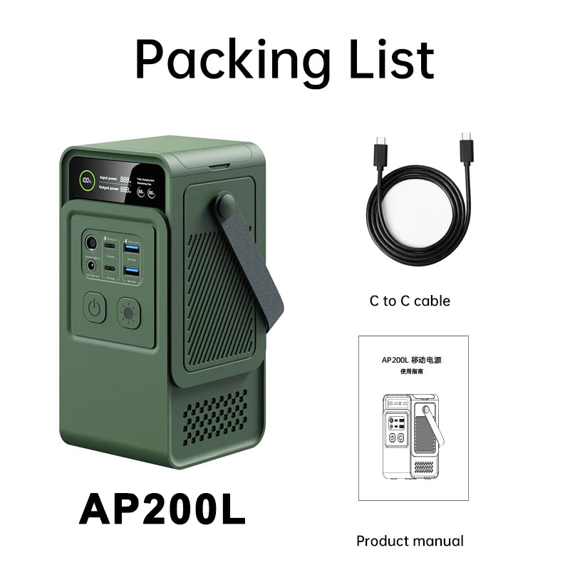 200W 1800W Portable Power Station